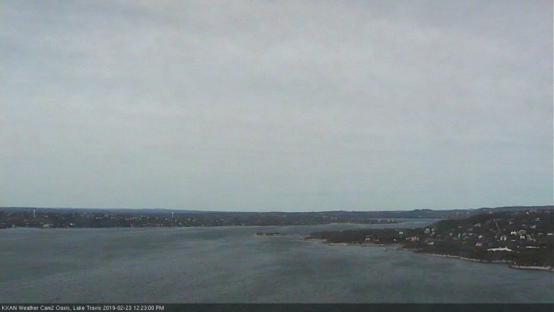 Lake Travis webcam, February 23, 2019 11:25 AM CT