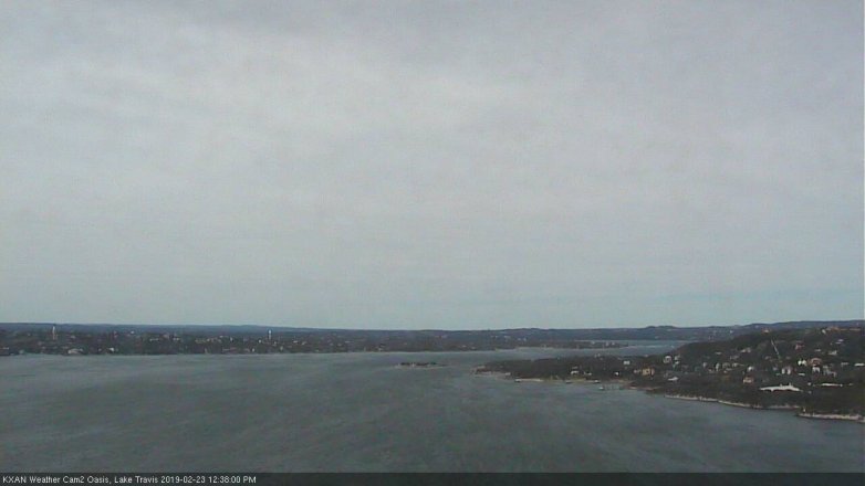 Lake Travis webcam, February 23, 2019 11:40 AM CT