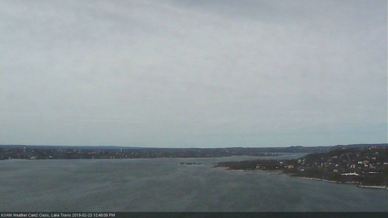 Lake Travis webcam, February 23, 2019 11:50 AM CT