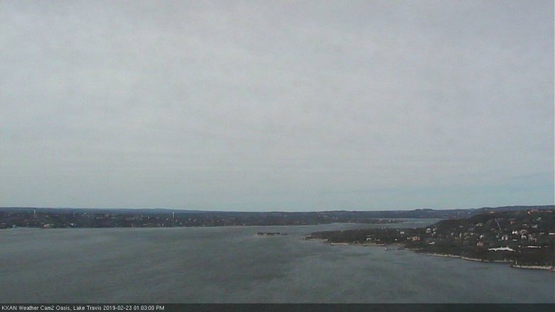 Lake Travis webcam, February 23, 2019 12:05 PM CT