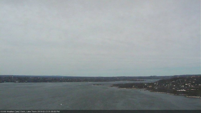 Lake Travis webcam, February 23, 2019 12:10 PM CT