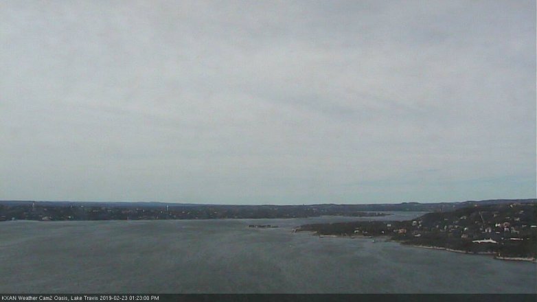 Lake Travis webcam, February 23, 2019 12:25 PM CT