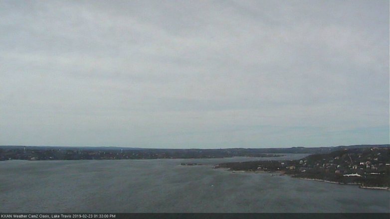 Lake Travis webcam, February 23, 2019 12:35 PM CT
