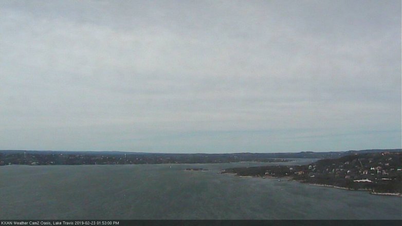 Lake Travis webcam, February 23, 2019 12:55 PM CT