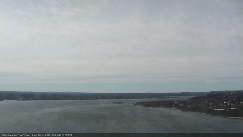Lake Travis webcam, February 23, 2019 2:20 PM CT