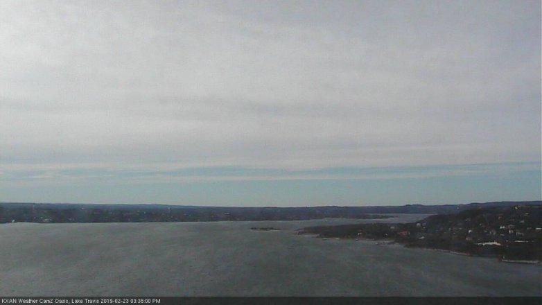 Lake Travis webcam, February 23, 2019 2:40 PM CT