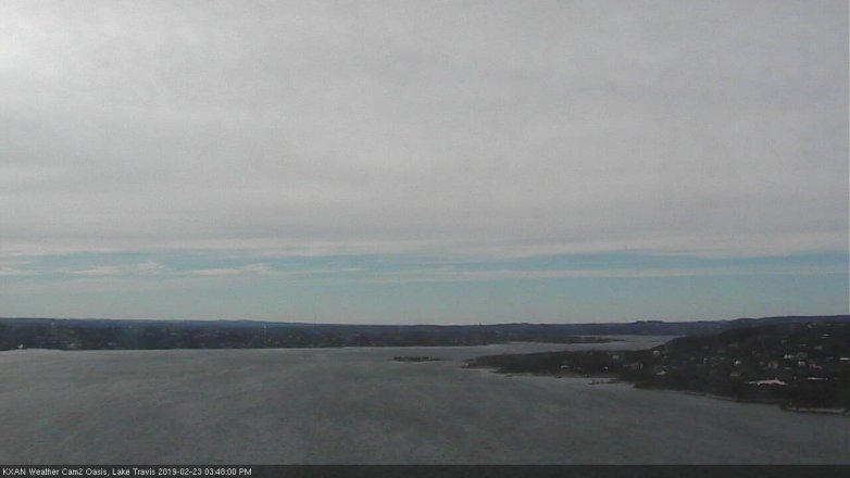 Lake Travis webcam, February 23, 2019 2:50 PM CT
