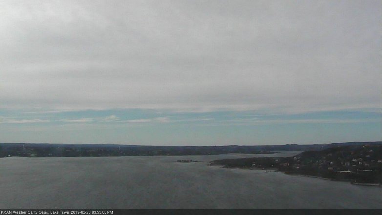 Lake Travis webcam, February 23, 2019 2:55 PM CT