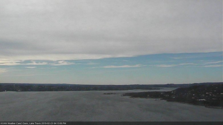 Lake Travis webcam, February 23, 2019 3:15 PM CT