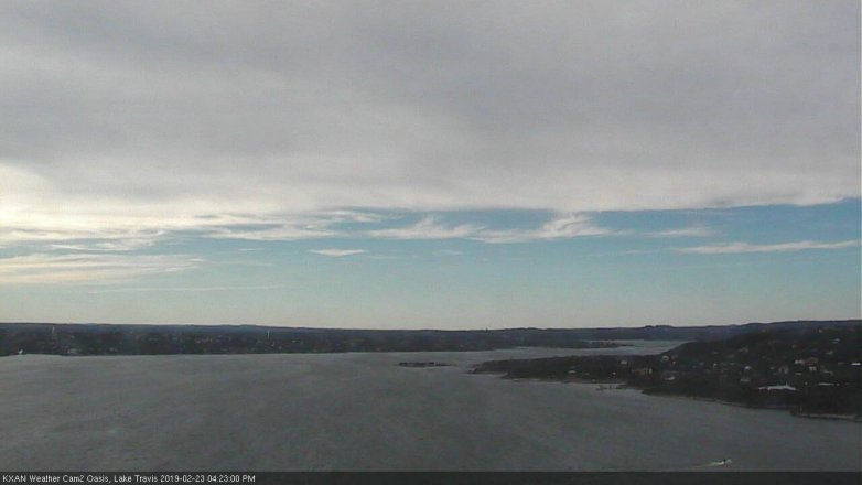 Lake Travis webcam, February 23, 2019 3:25 PM CT
