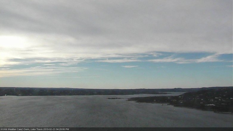 Lake Travis webcam, February 23, 2019 3:30 PM CT