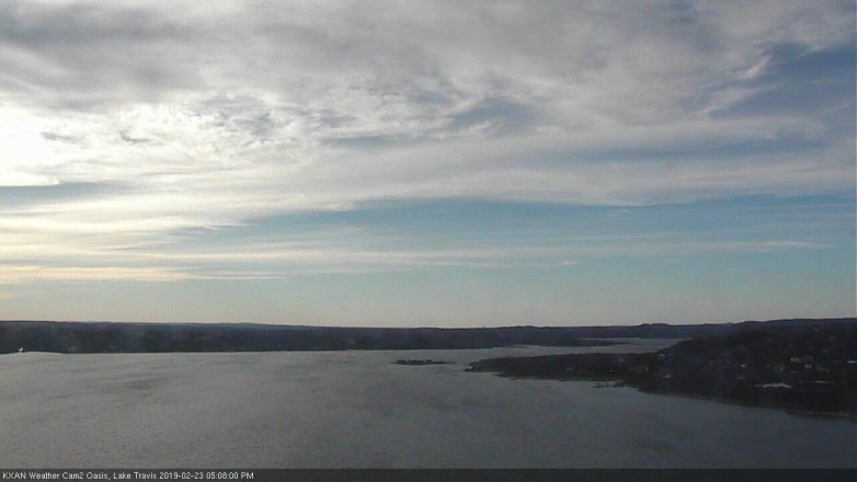 Lake Travis webcam, February 23, 2019 4:10 PM CT
