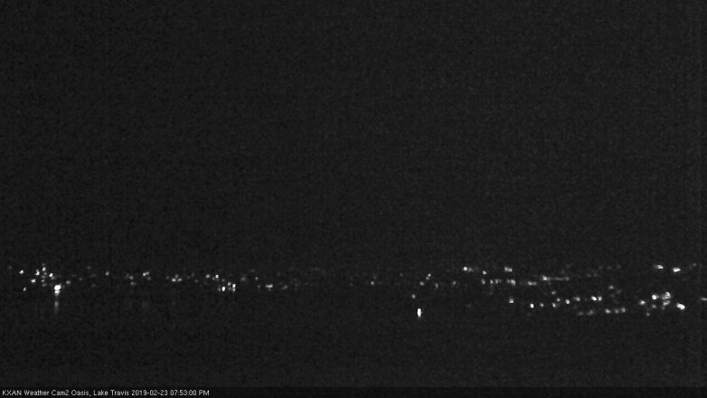 Lake Travis webcam, February 23, 2019 6:55 PM CT
