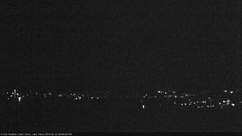Lake Travis webcam, February 23, 2019 7:10 PM CT