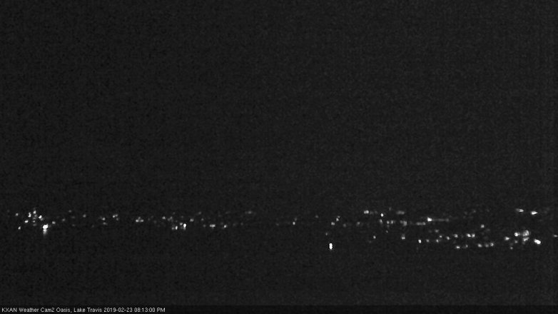 Lake Travis webcam, February 23, 2019 7:15 PM CT