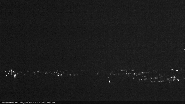 Lake Travis webcam, February 23, 2019 7:20 PM CT