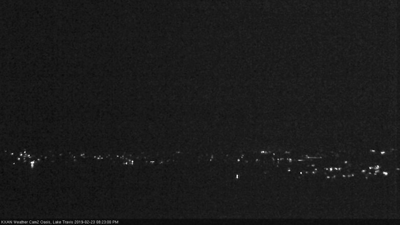 Lake Travis webcam, February 23, 2019 7:25 PM CT