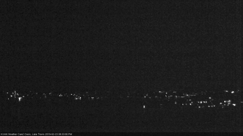 Lake Travis webcam, February 23, 2019 7:35 PM CT