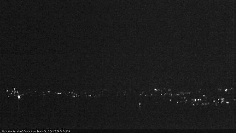 Lake Travis webcam, February 23, 2019 7:40 PM CT