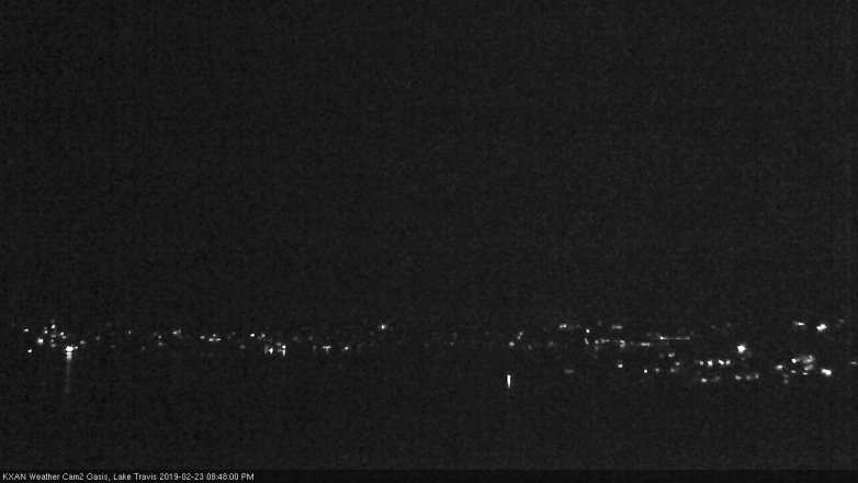 Lake Travis webcam, February 23, 2019 7:50 PM CT