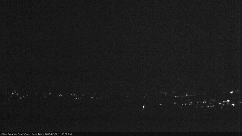 Lake Travis webcam, February 23, 2019 10:35 PM CT