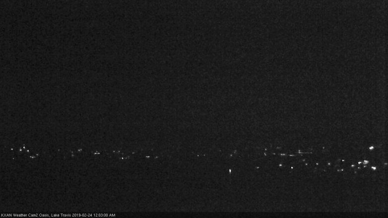 Lake Travis webcam, February 23, 2019 11:05 PM CT