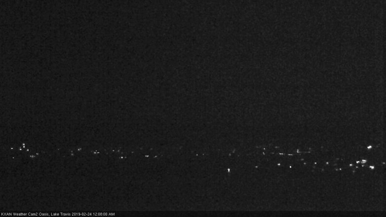 Lake Travis webcam, February 23, 2019 11:10 PM CT