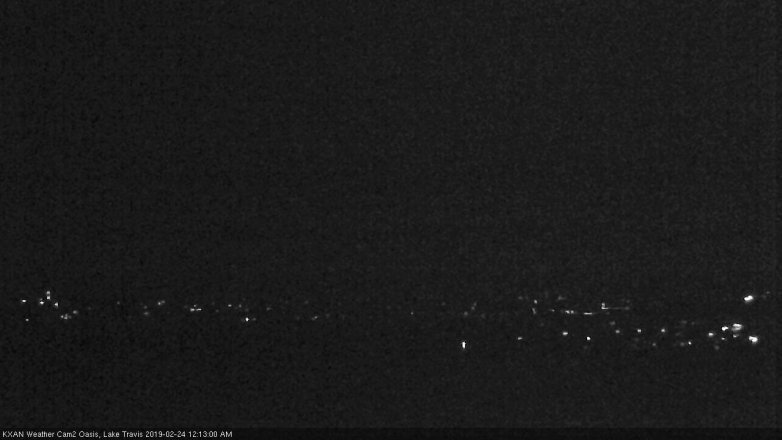 Lake Travis webcam, February 23, 2019 11:15 PM CT