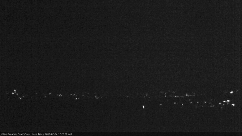 Lake Travis webcam, February 23, 2019 11:25 PM CT