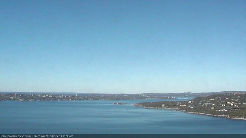 Lake Travis webcam, February 24, 2019 9:10 AM CT
