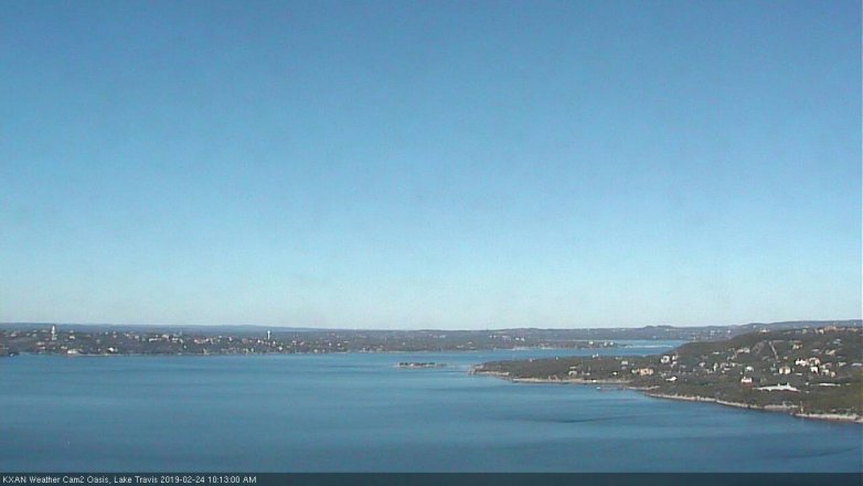 Lake Travis webcam, February 24, 2019 9:15 AM CT