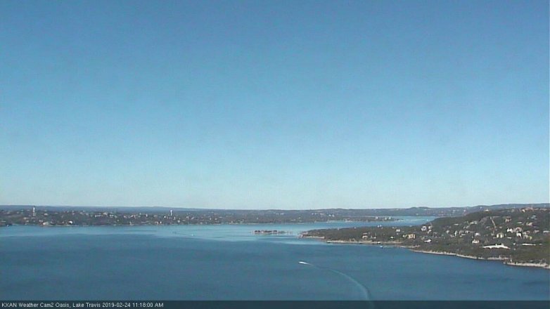 Lake Travis webcam, February 24, 2019 10:20 AM CT
