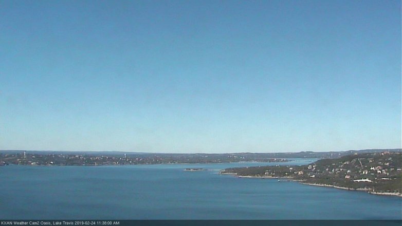 Lake Travis webcam, February 24, 2019 10:40 AM CT