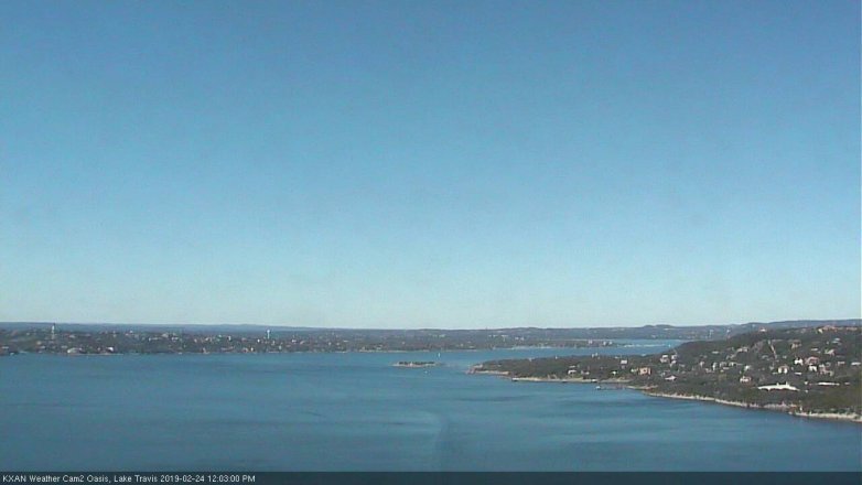 Lake Travis webcam, February 24, 2019 11:05 AM CT