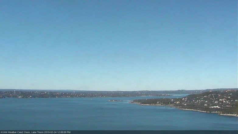 Lake Travis webcam, February 24, 2019 11:10 AM CT