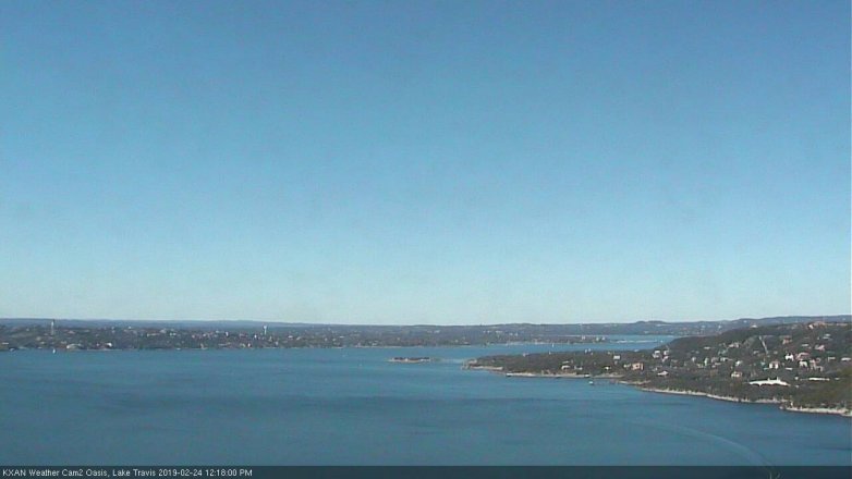 Lake Travis webcam, February 24, 2019 11:20 AM CT