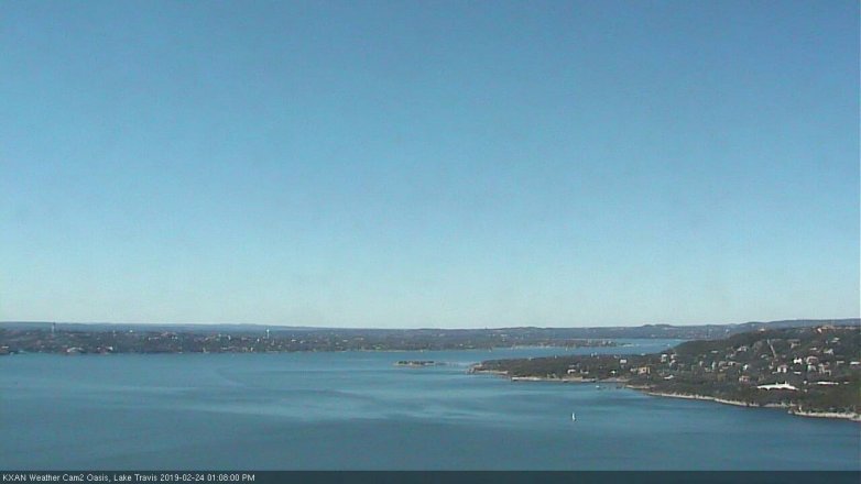 Lake Travis webcam, February 24, 2019 12:10 PM CT