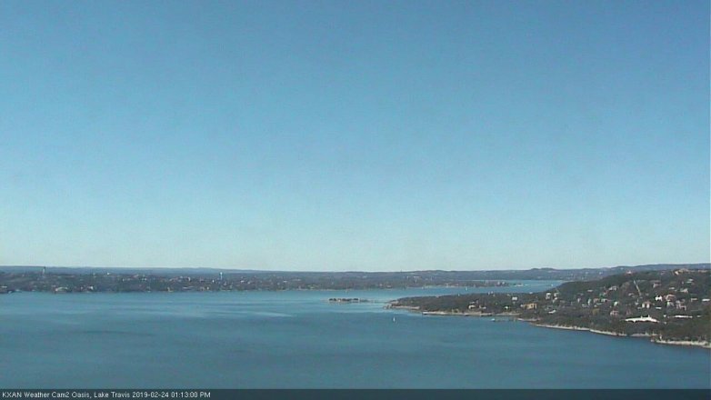 Lake Travis webcam, February 24, 2019 12:15 PM CT
