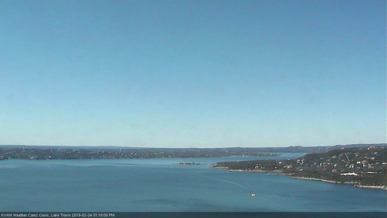 Lake Travis webcam, February 24, 2019 12:20 PM CT