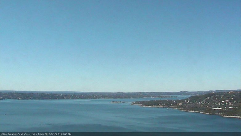 Lake Travis webcam, February 24, 2019 12:25 PM CT