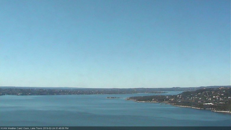 Lake Travis webcam, February 24, 2019 12:50 PM CT