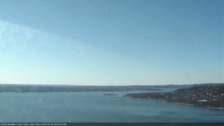 Lake Travis webcam, February 24, 2019 2:45 PM CT