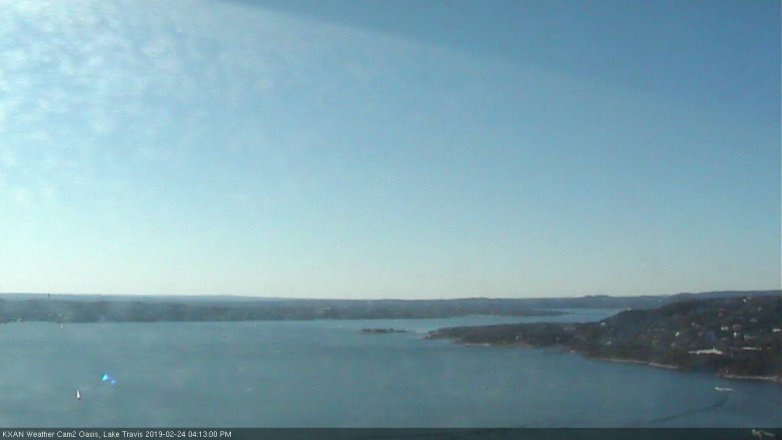 Lake Travis webcam, February 24, 2019 3:15 PM CT