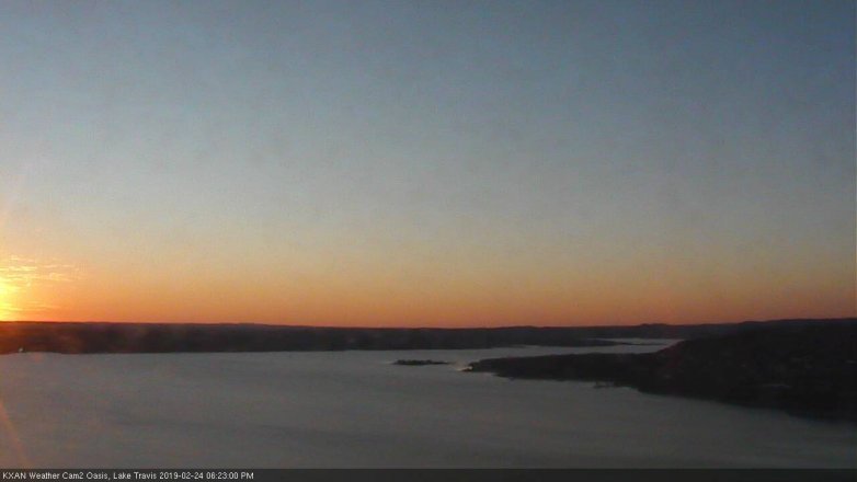 Lake Travis webcam, February 24, 2019 5:25 PM CT