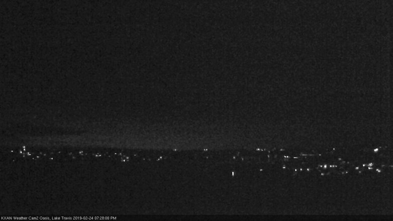 Lake Travis webcam, February 24, 2019 6:30 PM CT