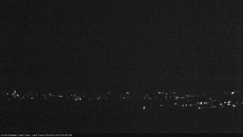 Lake Travis webcam, February 24, 2019 6:55 PM CT