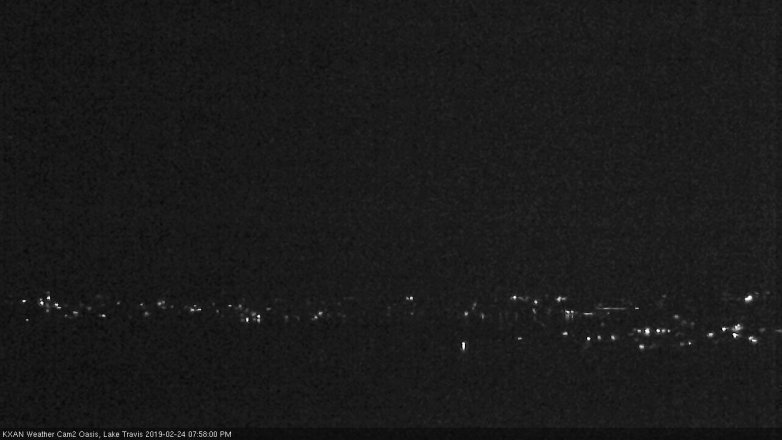 Lake Travis webcam, February 24, 2019 7:00 PM CT