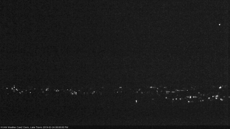 Lake Travis webcam, February 24, 2019 7:10 PM CT