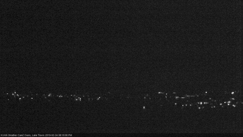 Lake Travis webcam, February 24, 2019 7:20 PM CT