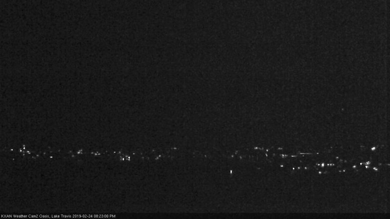 Lake Travis webcam, February 24, 2019 7:25 PM CT